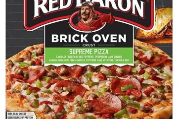 Red Baron Brick Oven Pizza Calories