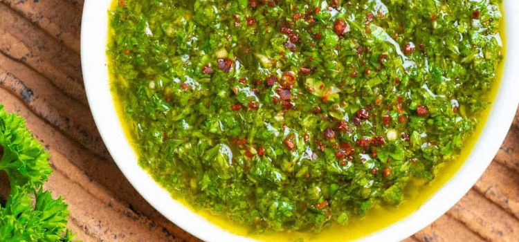 Mexican Chimichurri Sauce for Pizza