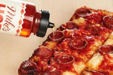 Pepperoni Pizza With Hot Honey