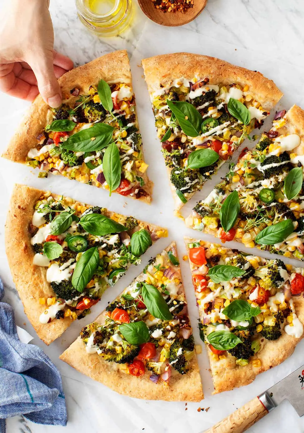 Gourmet Vegetarian Pizza Recipe