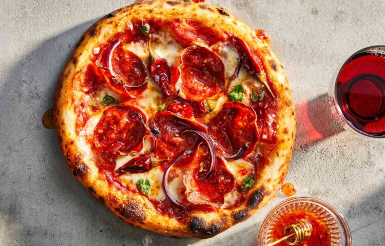 Hot Honey Chicken Pizza