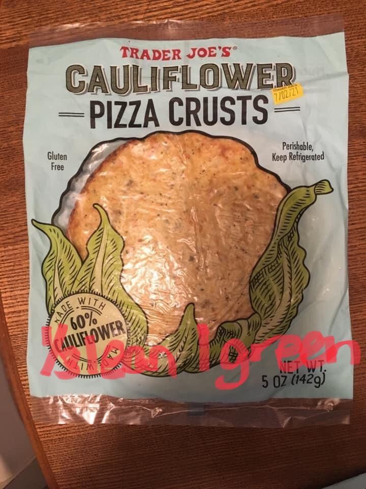 Optavia Trader Joes Cauliflower Pizza Crust Deliciously Healthy