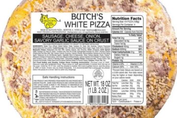 Butch's White Garlic Pizza