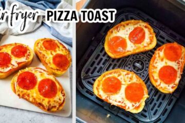 Garlic Toast Pizza in Air Fryer