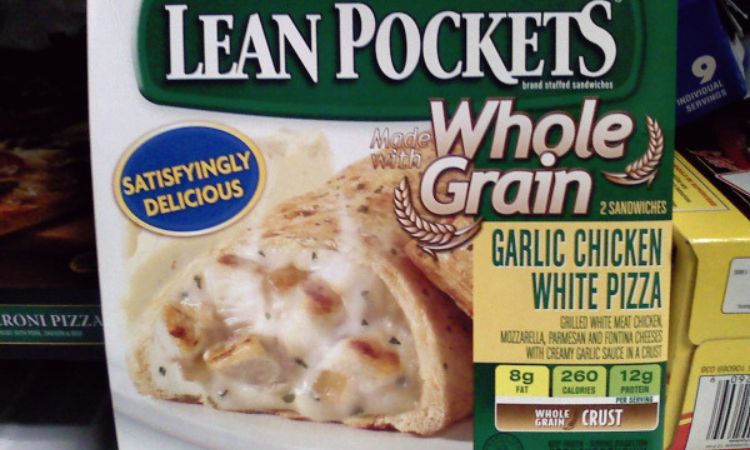 Lean Pockets Garlic Chicken White Pizza Irresistible and Flavorful Slice