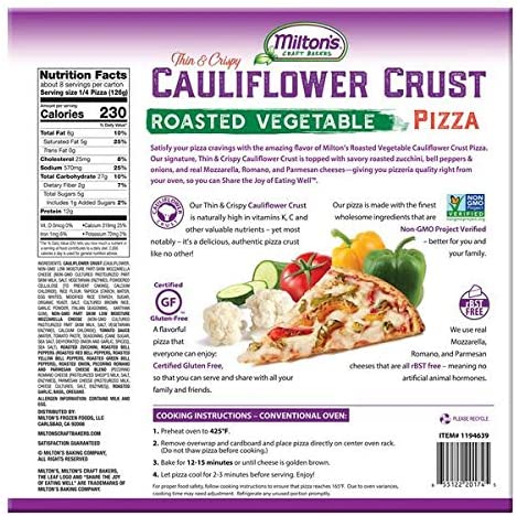 Milton's Cauliflower Pizza Costco Cooking Guide: Quick & Tasty!