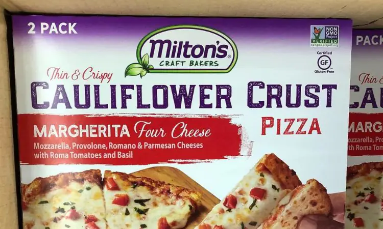 Miltons Cauliflower Pizza Costco Nutrition Facts