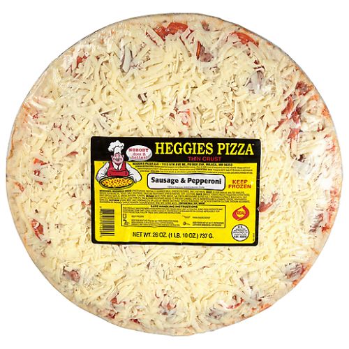 Heggies Sausage And Pepperoni Pizza Cooking Instructions Quick Easy