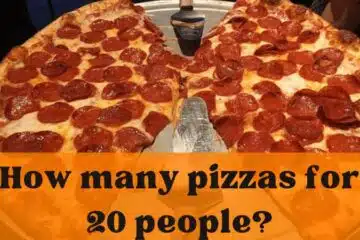 How Much Pizza for 20 People