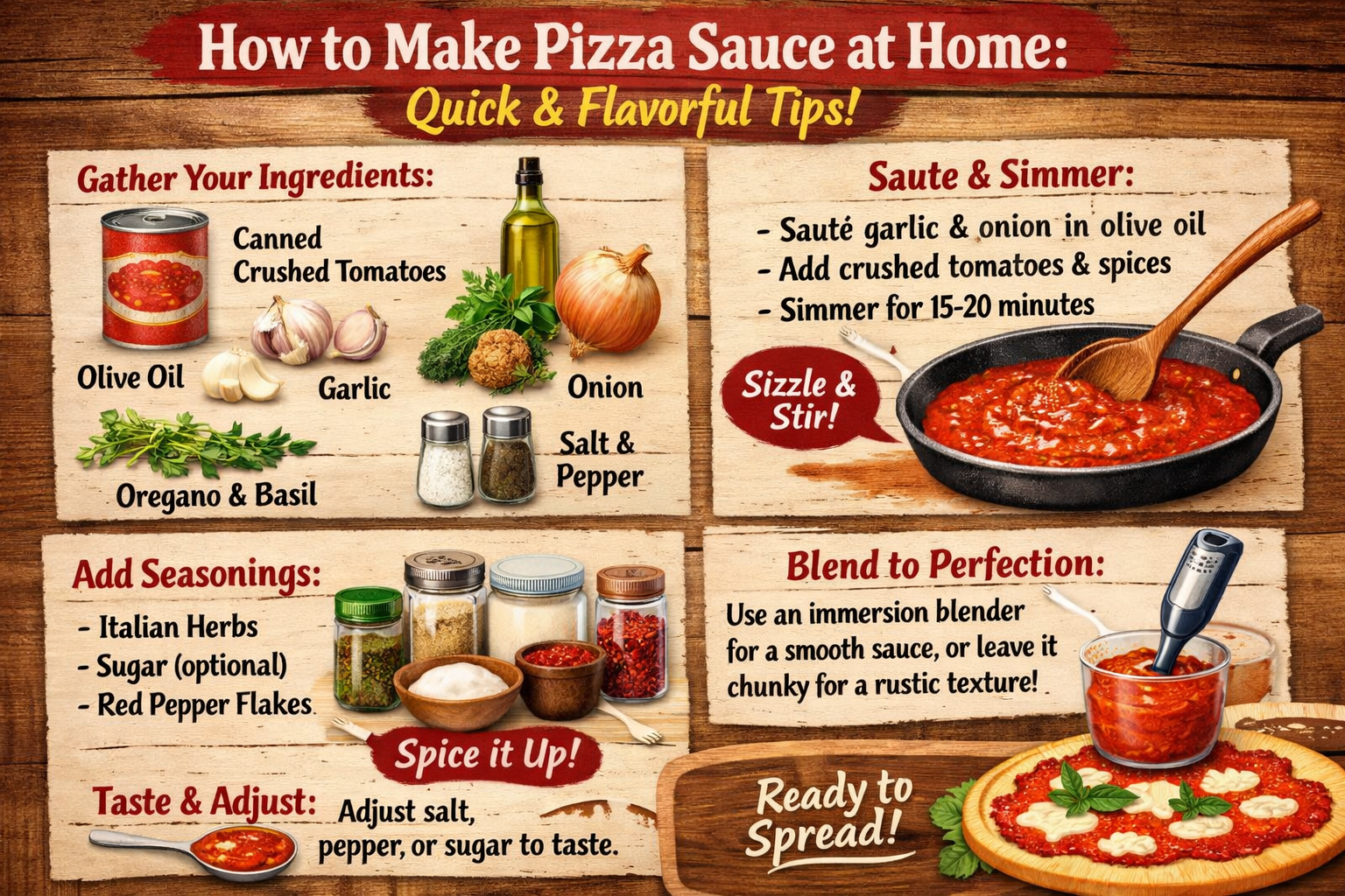 How to Make Pizza Sauce at Home Ultimate Pizza Guide How to Make Pizza Sauce at Home