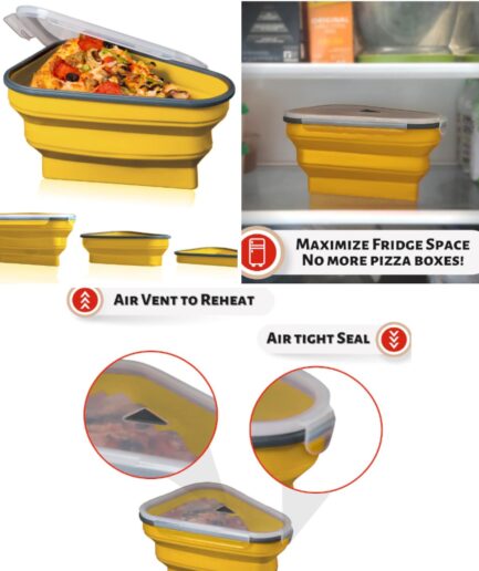Perfect Pizza Pack: Reusable Storage & Trays
