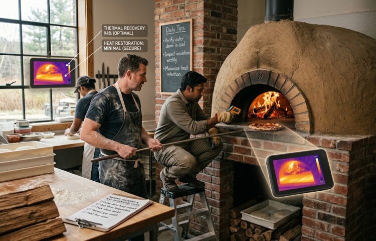 Pizza Oven Deck Thermal Recovery