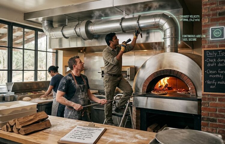 Pizza Oven Exhaust Airflow Continuity