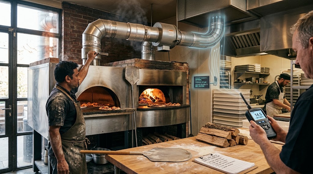 Pizza Oven Exhaust Airflow Reliability