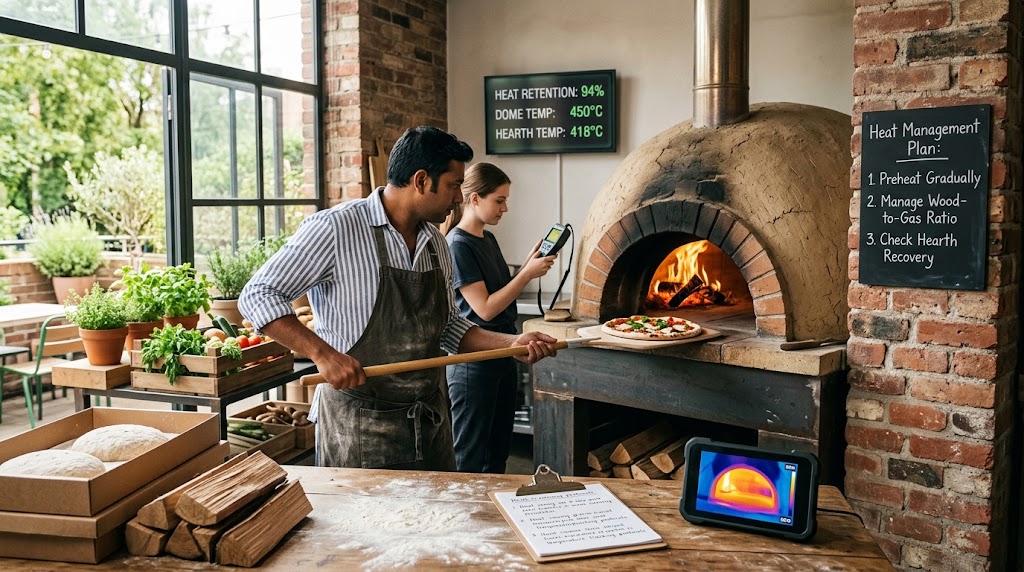 Pizza Oven Heat Management Plan