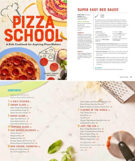 Pizza School: Fun Recipes for Young Chefs