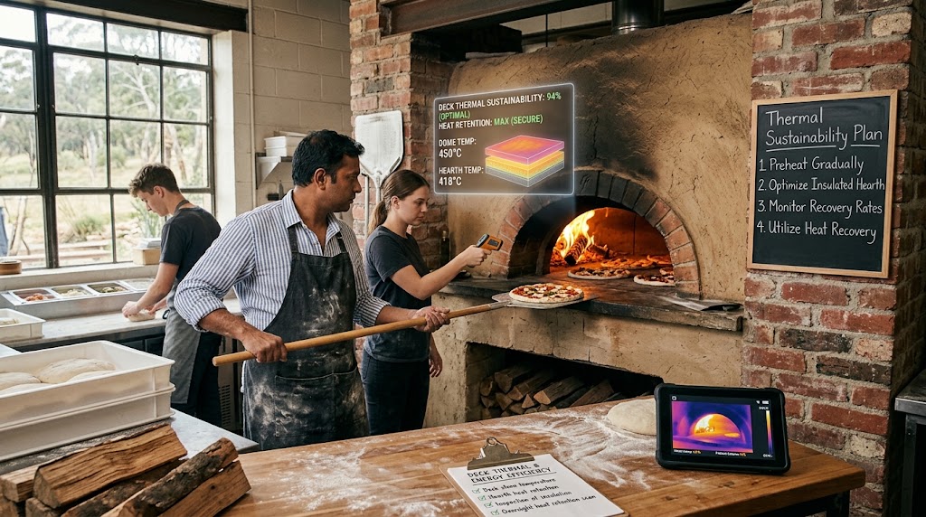 Pizza Oven Deck Thermal Sustainability