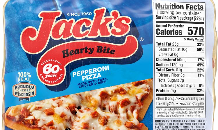jacks-sausage and pepperoni pizza nutrition