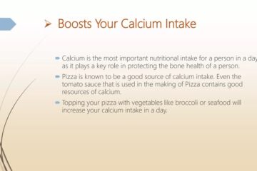 Pizza And Calcium Intake
