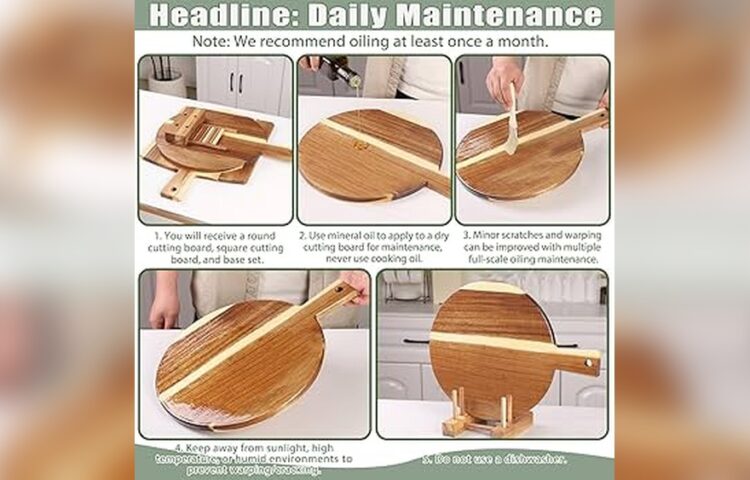 Pizza Serving Board Oiling Guide